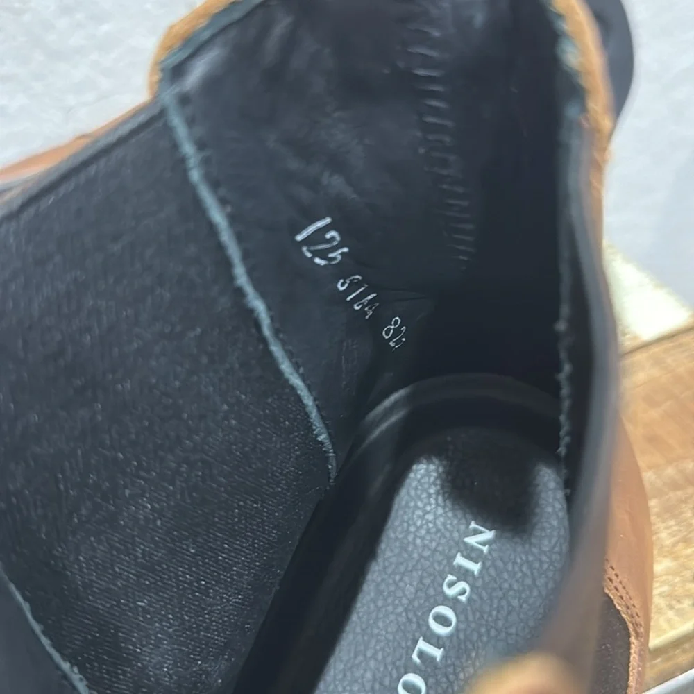 Nisolo Marco All Weather  Leather Chelsea Boots  Size 12.5